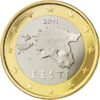 1 евро, Эстония, 2011